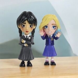 Wednesday Addams - Merlina & Enid Sinclair 4" Figures - Stackable House Case